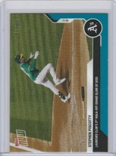 2020 Topps Now Parallel #56 STEPHEN PISCOTTY OAKLAND ATHLETICS 33/49