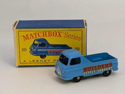 Vintage Original Matchbox Lesney No 60A Morris J2 Pickup 1958 D box NOS - Image 1 of 4