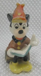 Vintage Goebel Mickey Mouse Disney Figurine Full Bee Blue Sticker Made Germany - Picture 1 of 5