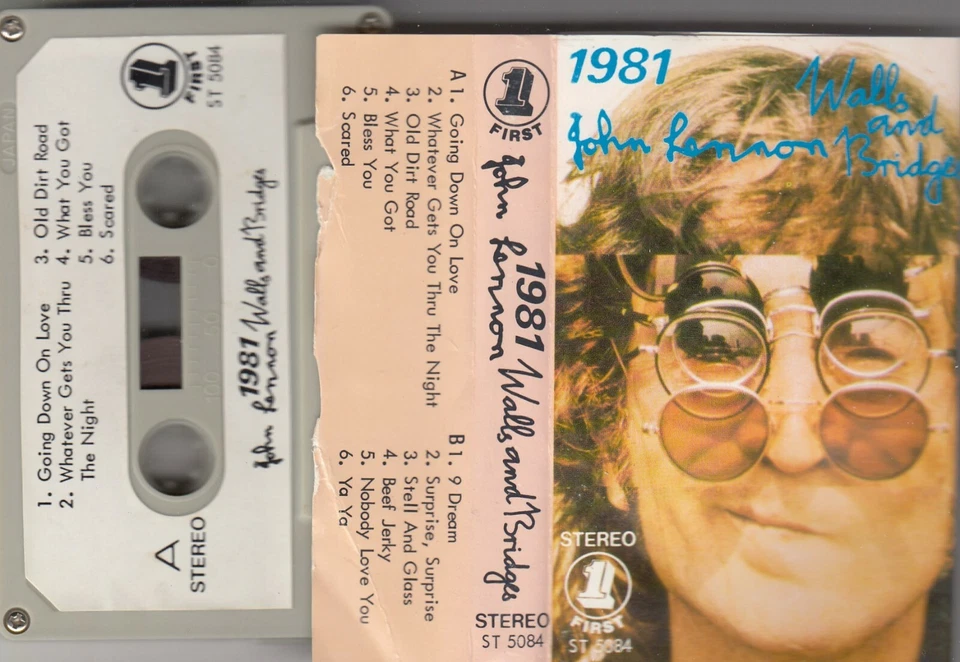 JOHN LENNON 1981 WALLS AND BRIDGES CASSETTE TAPE - Image 1 of 1