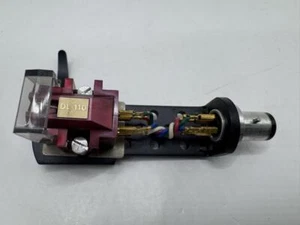 Denon DL-110 Moving Coil Cartridge Headshell MG10 Used From Japan - Picture 1 of 6