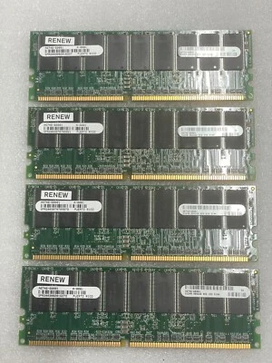 4 x HP A6746-60001 Memory 512MB PC-2100 DIMM - Image 1 of 4
