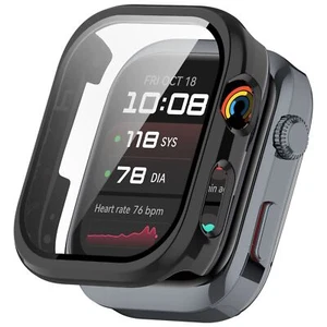 Do Huawei Watch D2 Plastikowe etui PC Smart + hartowane szkło H9 Czarne - Zdjęcie 1 z 6