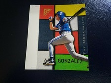 Alex Gonzalez Toronto Blue Jays 1996 Topps Gallery White Strip RARE Oddball