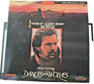 Dances With Wolves Laserdisc K. Costner Laser Disc Widescreen Edition UNPLAYED - Picture 1 of 4