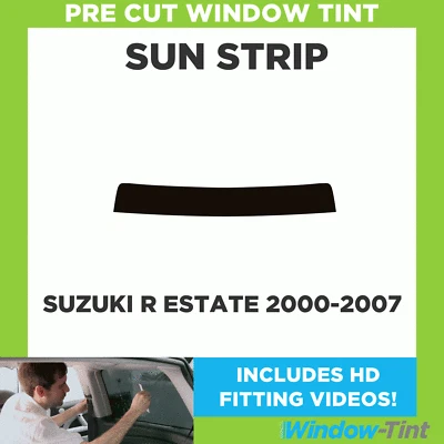 Pre Cut Tinted Sunstrip - For Suzuki R Estate 2000-2007 - 5% Limo Internal - Image 1 of 4