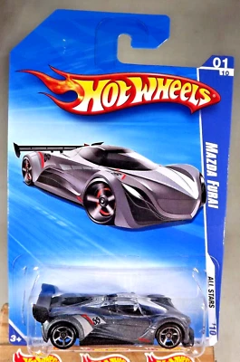Hot Wheels #119 All Stars 2010 1/10 Mazda Furai variante gris con radios cromados OH5 Foto 1 de 4