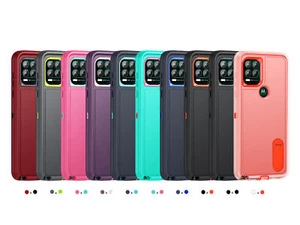 Hard Stand Rugged Case Hybrid Phone Cover For Motorola Moto G 5G G Stylus Google - Picture 1 of 54
