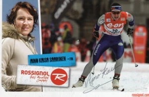 Aino Kaisa Saarinen (FIN) - Langlauf - signierte Autogrammkarte - Picture 1 of 1