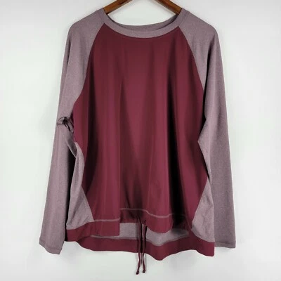 Camiseta híbrida activa de dos tonos Cutter & Buck manga larga para mujer talla XXL Foto 1 de 4