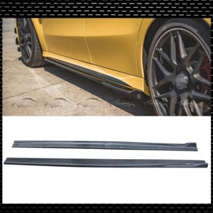 Falda lateral de fibra de carbono para M-Benz W177 W118 CLA35 CLA45 A35 A45 AMG estilo M - Imagen 1 de 12