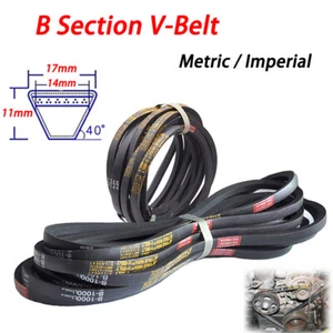 V-Belt B Section Metric / Imperial 17mm x 11mm Transmission Belts for Industrial - Picture 1 of 11