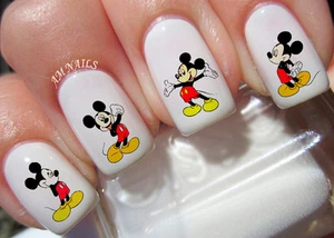 Mickey Mouse Nail Art Stickers Transfers Decals Set of 42 - A1210 - Picture 1 of 2