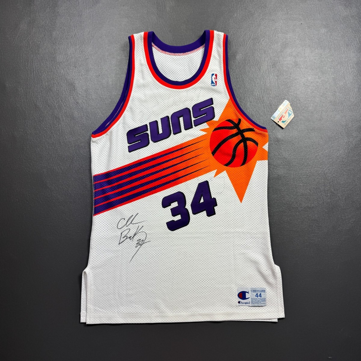 NBA SUNS Champion　90S 80S 刺繍タグ後期 素晴らしい品質 Champion - チャンピオン 90s リバースウィーブ