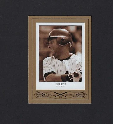 2010 Upper Deck Portraits #SE-58 DEREK JETER Yankees NRMT - Image 1 of 2