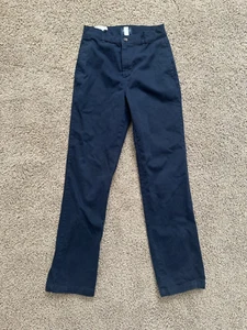 THE CHILDREN'S PLACE Boys dress PANTS uniform pants navy blue size 12 slim - Picture 1 of 4