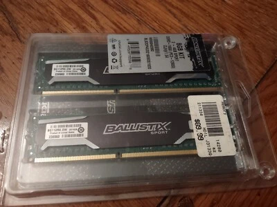 ballistix sport 8gb( 2 4gb )  ddr3-1600 - Image 1 of 4
