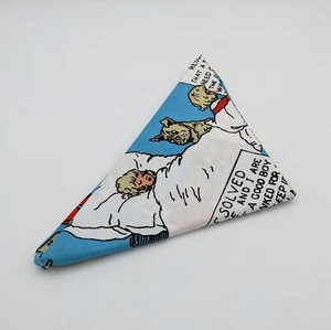 Buster Brown and Tyge Fabric, Dog Bandana, Scarf, 18"x18" Square, Maybe Vintage - Picture 1 of 6