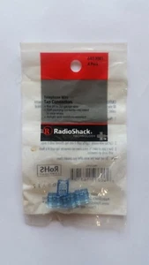 RADIOSHACK TELEPHONE WIRE TAP CONNECTORS PACK OF 4 P/N: 6403081 - Picture 1 of 1