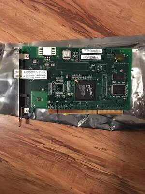Controlador de canal de fibra Qlogic QLA2310F 2 GB/s FC2310701-00-A FC2310401-03 PCI-X Foto 1 de 4