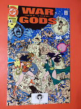 WAR OF THE GODS # 4 - VF/NM 9.0 - GEORGE PEREZ 1991