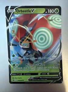 Tarjeta promocional Orbeetle V SWSH078 Pokemon casi nueva - Imagen 1 de 2