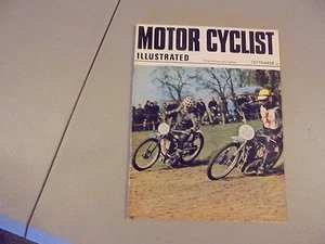 SEPTEMBER 1969 MOTORCYCLIST ILLUSTRATED MAGAZINE,SIDECARS T.T.,CZECH GP,YAMAHA Y - Picture 1 of 12
