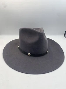Vintage Beaver Hats Since 1860 USA Genuine Fur Felt Western Sz 6 3/4- READ DESC - Picture 1 of 8