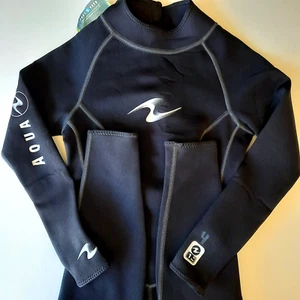 Aqua Lung Full Wetsuit 1mm Women Size 4 Black A1 - Picture 1 of 10