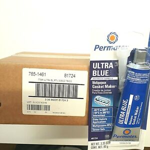 PERMATEX® 81724 - 12 PACK - ULTRA BLUE Multi-Purpose Gasket Maker 3.35 oz. each 