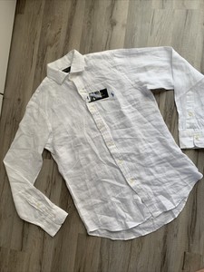 Las mejores ofertas en Lino Polo Ralph Lauren mangas largas informal con  Botones camisas para hombres | eBay