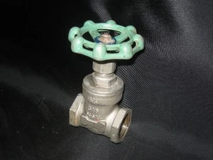KITZ 1" NPT GATE VALVE SCS14, 316 STAINLESS 200 PSI WOG - Bild 1 von 1