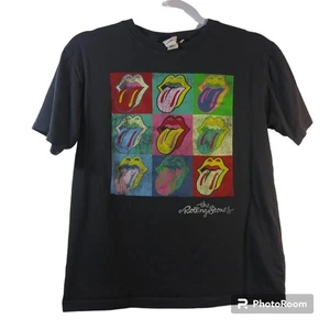 H&M Rolling Stones Graphic Tee Gray Steel Wheels 89 Shirt Size XS - Picture 1 of 6