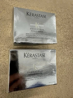 Paquete de 2 mascarillas capilares Kerastase Densifique (6,8 oz) 200 ml estemoxidina + hialurónica Foto 1 de 4