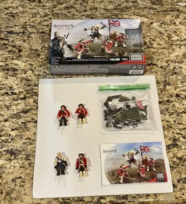Mega Bloks Assassin’s Creed American Revolution Pack Set 94.33% Complete - Image 1 of 4