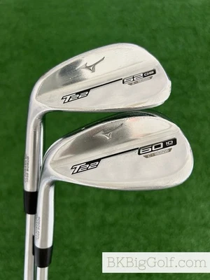 LH Mizuno T22 Chrome 2 Wedge Set (52 & 60 Degrees) - Image 1 of 4