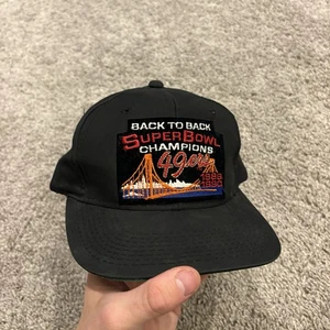 Vintage Sports Specialties San Francisco 49ers 1990 Back To Back Snapback Hat - Picture 1 of 14