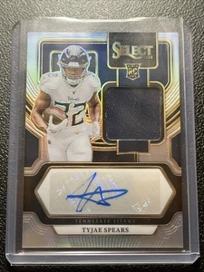 2023 Panini Select #RSM-TSP Tyjae Spears Silver Rookie Patch Auto /199 - Picture 1 of 2