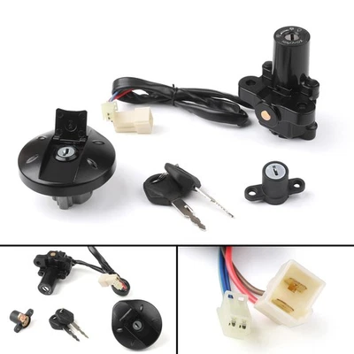 Para Yamaha XT660 XT660 R/X 04-11 Interruptor Bloqueo Combustible Gas Tapa Juego de llaves UE Foto 1 de 4