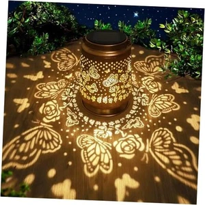 Solar Lanterns Outdoor Waterproof, Mothers Day Birthday Gifts for Butterfly - Picture 1 of 7