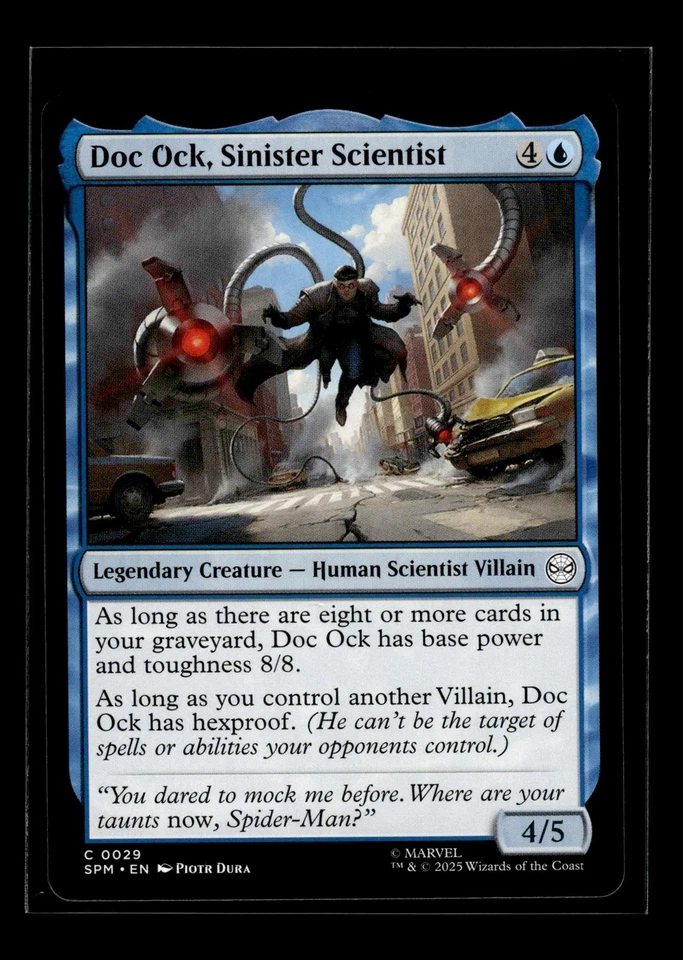 DOC OCK, SINISTER SCIENTIST Marvel's Spider-Man #29 SPM(NM+)(MTG) - Image 1 of 1