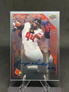 Lorenzo Mauldin 2015 Upper Deck Inscriptions Rookie Auto #LM Louisville - Imagen 1 de 2