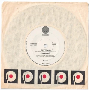 KRAFTWERK - AUTOBAHN Very rare 1975 Aussie KRAUTROCK Single Release! - Picture 1 of 1