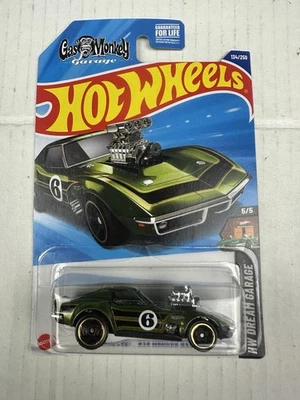 Hot Wheels Gas Monkey Garage HW Dream Garage 134/250 68 Corvette - Image 1 of 3