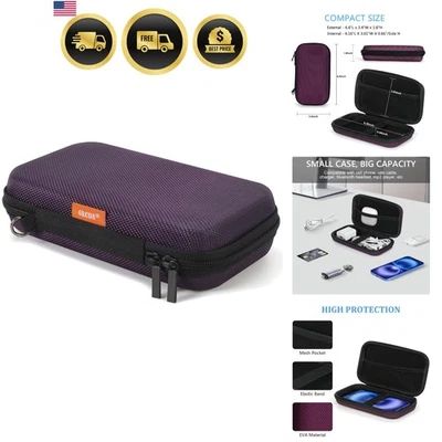 Electronic Storage Case Waterproof Hard EVA Travel Bag for Power Bank Earbuds - Image 1 of 4