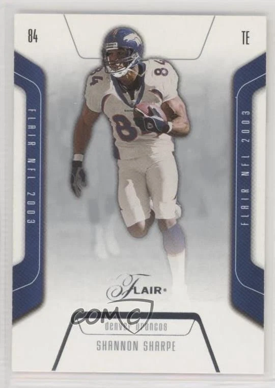 2003 Flair Shannon Sharpe #84 HOF - Image 1 of 2
