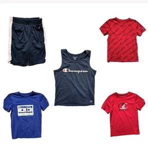 Champion Boy's Shorts Tshirt M 10-12 Youth Mixed Lot Of 5 - Picture 1 of 8