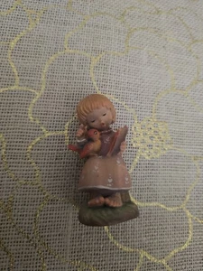 VINTAGE ANRI ITALIEN HOLZ HANDGESCHNITZT MINIFIGUR CA. 3 ZOLL - Bild 1 von 10