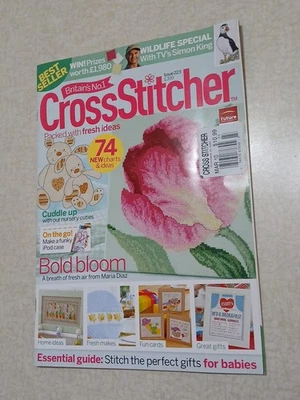 Cross Stitcher Magazine Issue 223 Bold Bloom Floral Nursery Cuties - Image 1 of 4
