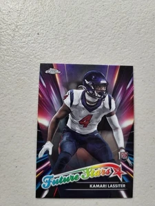2024 Topps Chrome Football Kamari Lassiter Future Stars Insert RC #FS-20 Texans - Picture 1 of 2